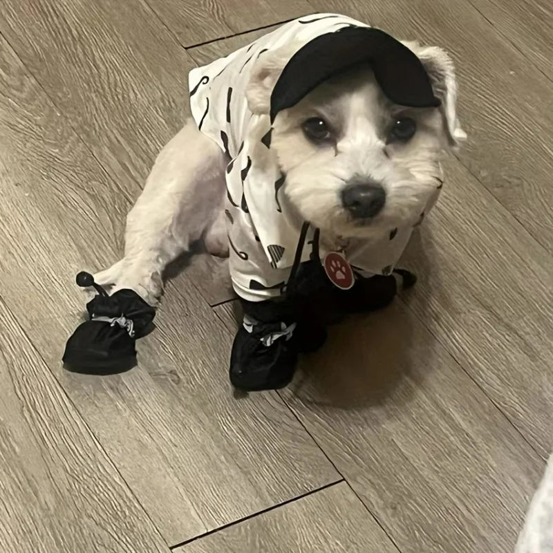 Waterproof Dog Boots UK | Anti-Slip Rain Shoes for Small Dogs
