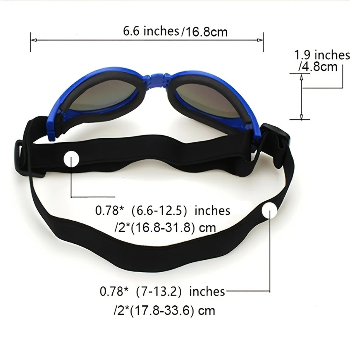 Foldable Pet Sunglasses Anti UV Dog Cat Glasses Outdoor Eye Protection