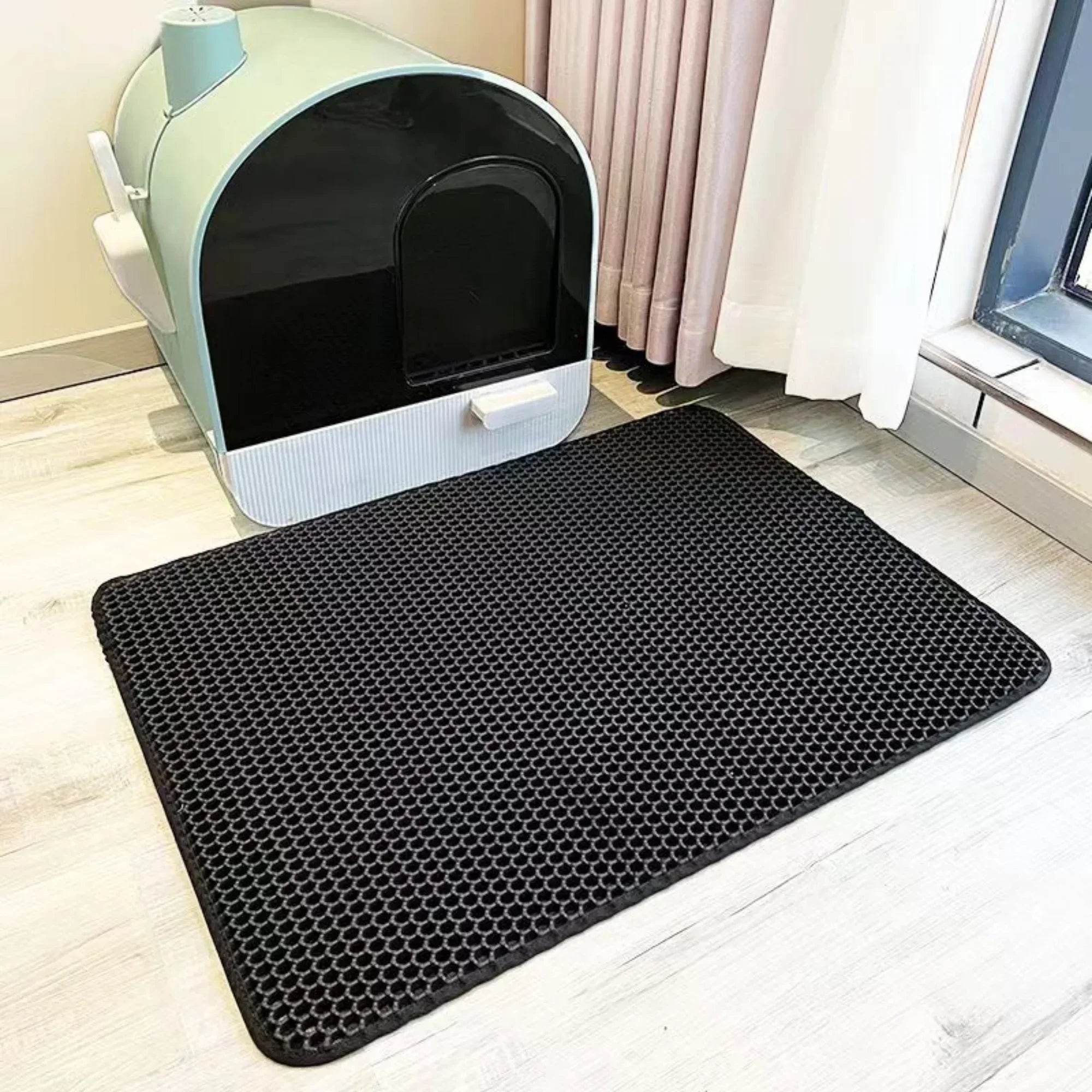 Extra Large Cat Litter Mat Waterproof | Double Layer Anti-Tracking Mat