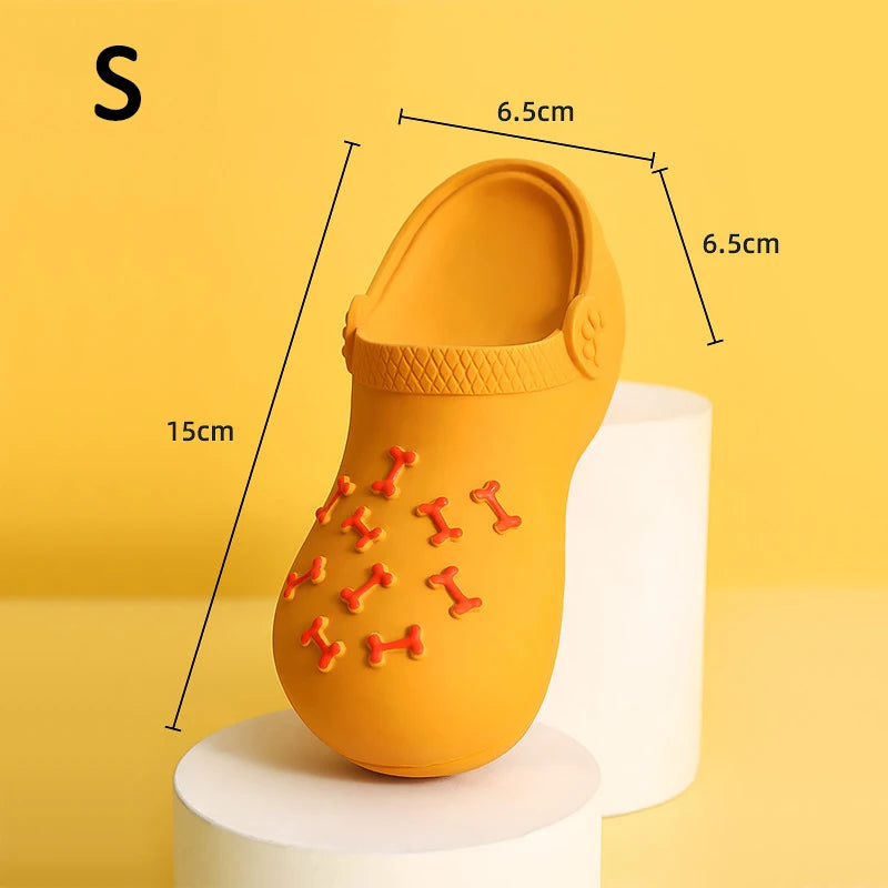 Rubber Slipper Dog Chew Toy Teeth Cleaning Durable Training Toy for All Dog Sizes