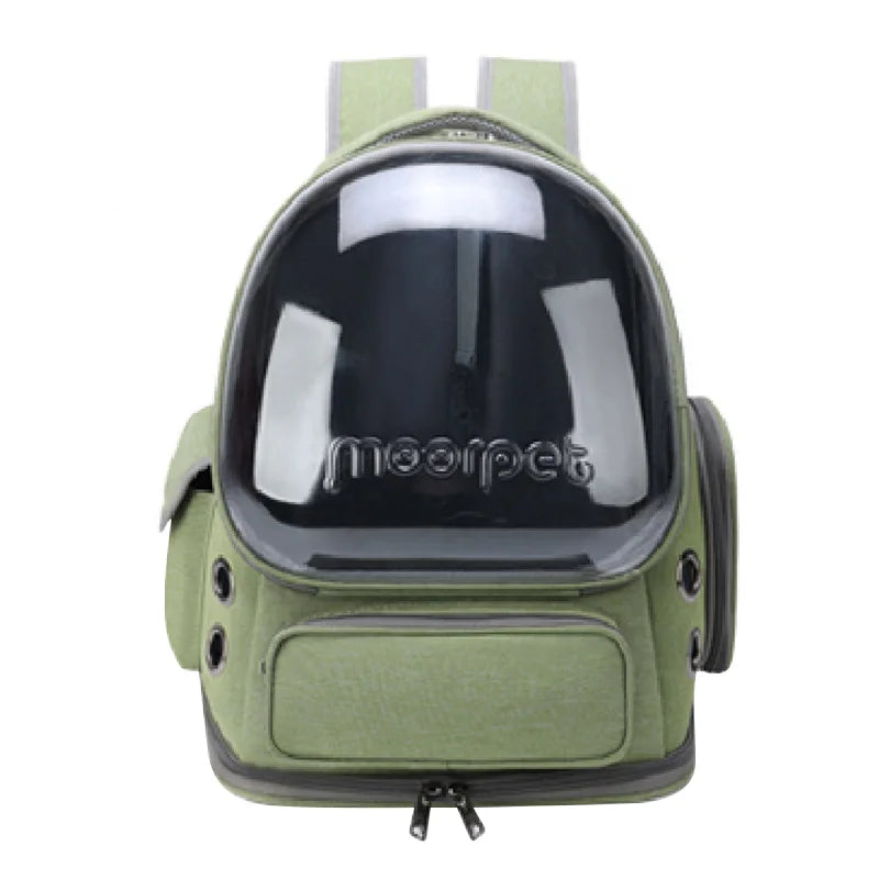 Waterproof Pet Backpack | Breathable Cat & Small Dog Travel Carrier Bag