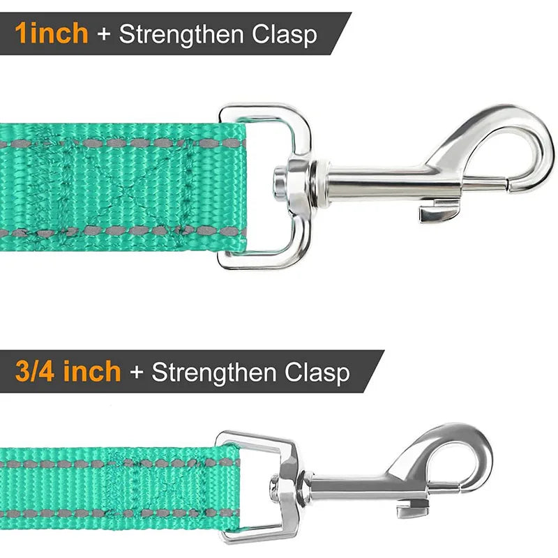Reflective Dog Leash for Walking Training – Durable Pet Lead 1.2m–1.8m