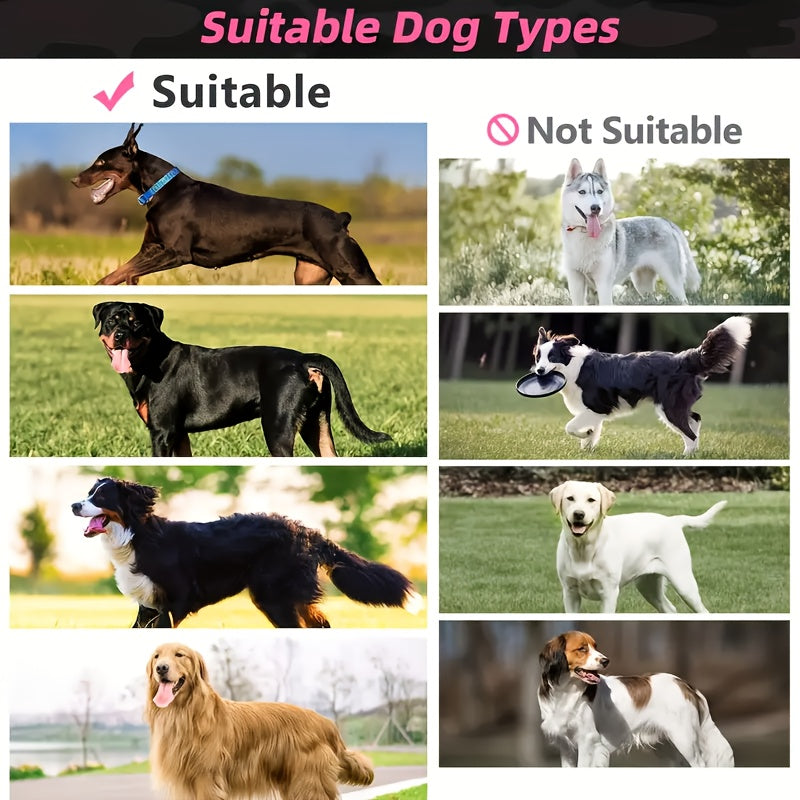 Tactical Dog Harness with Handle – Adjustable No-Pull Service Vest with Hook & Loop Panels