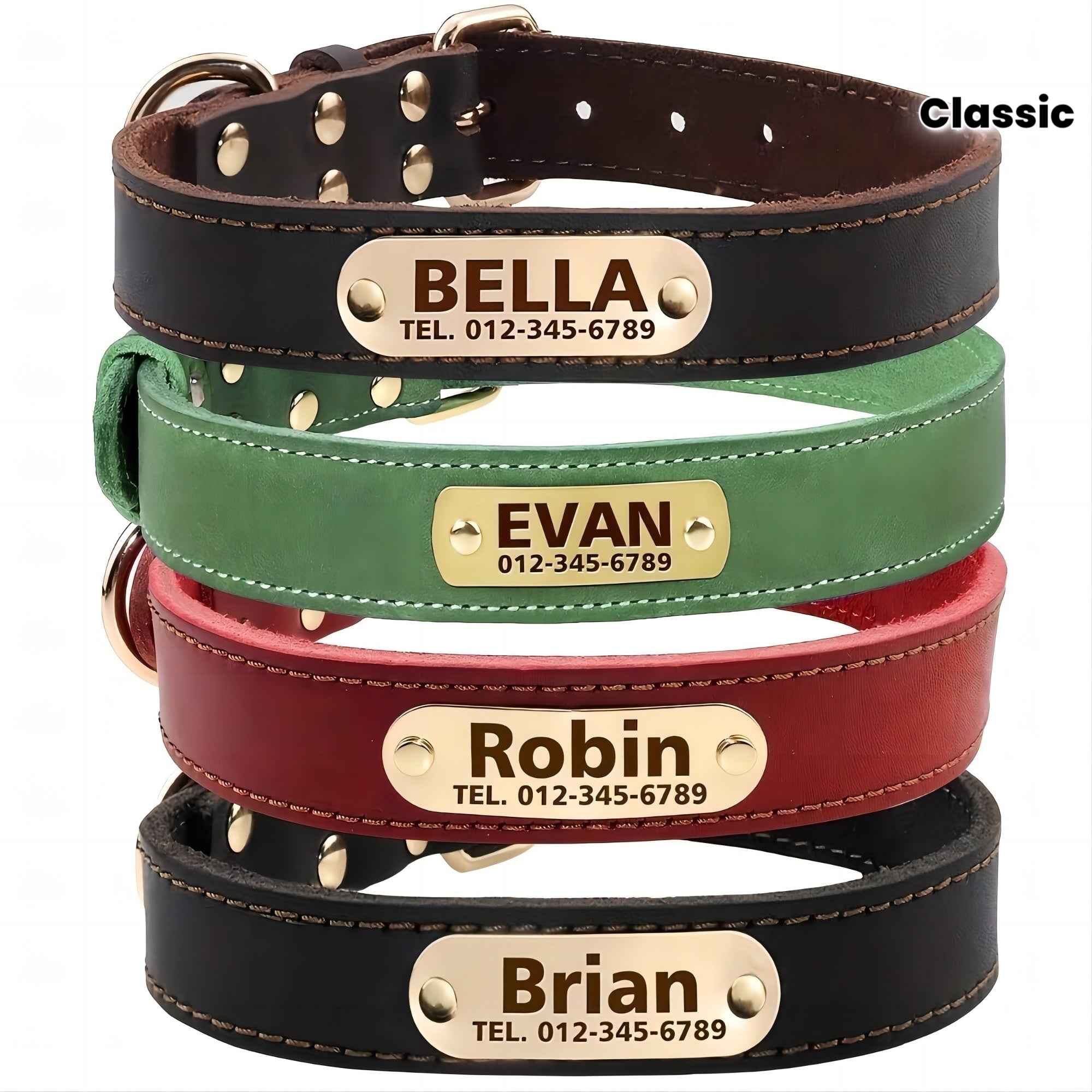 Premium Leather Dog Lead & Collar Set – Durable, Comfortable and Stylish for Daily Walks