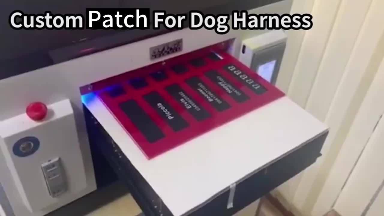 Customisable Reflective Dog Harness – Anti-Escape Adjustable Chest Vest with Personalised Name & Phone Patch