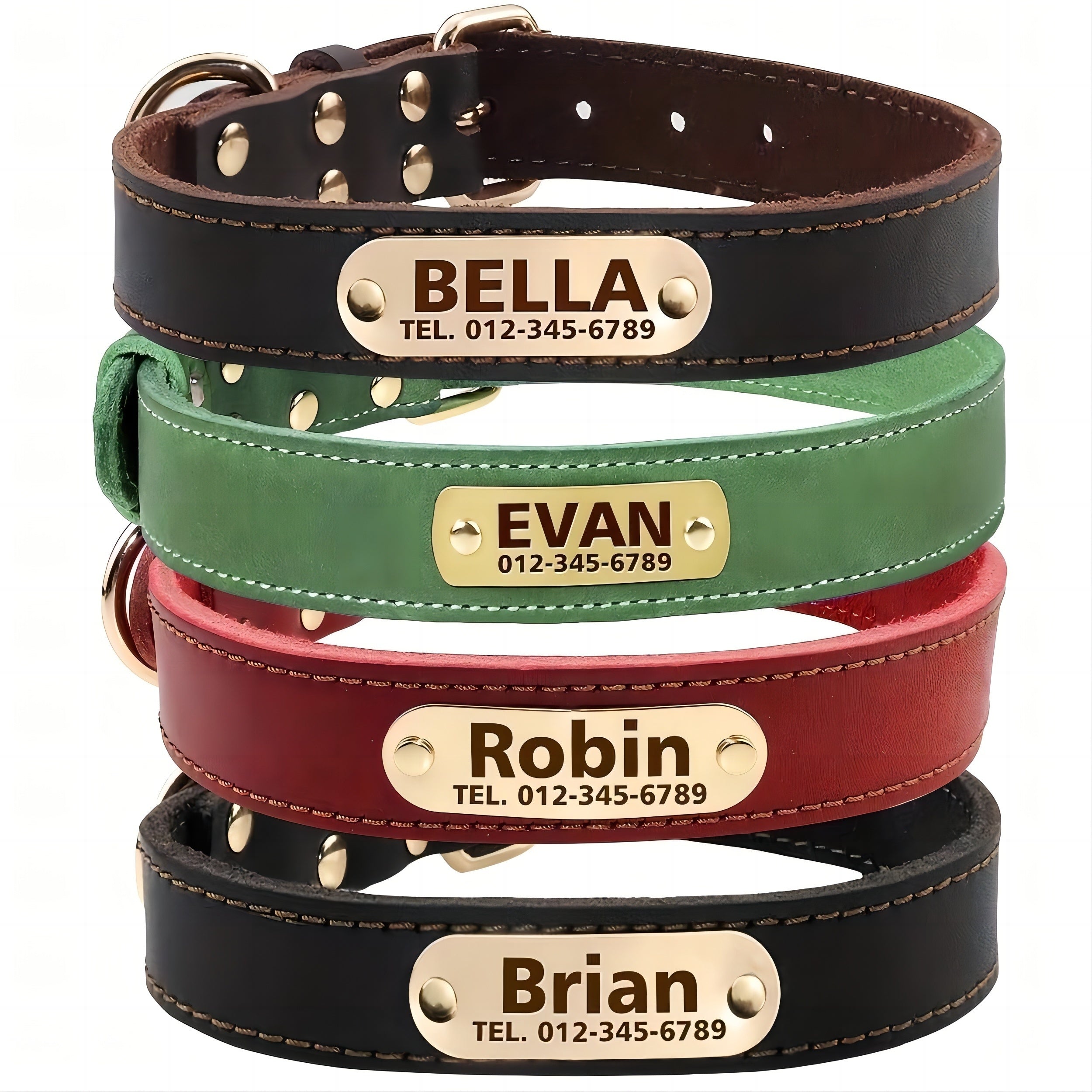 Premium Leather Dog Lead & Collar Set – Durable, Comfortable and Stylish for Daily Walks