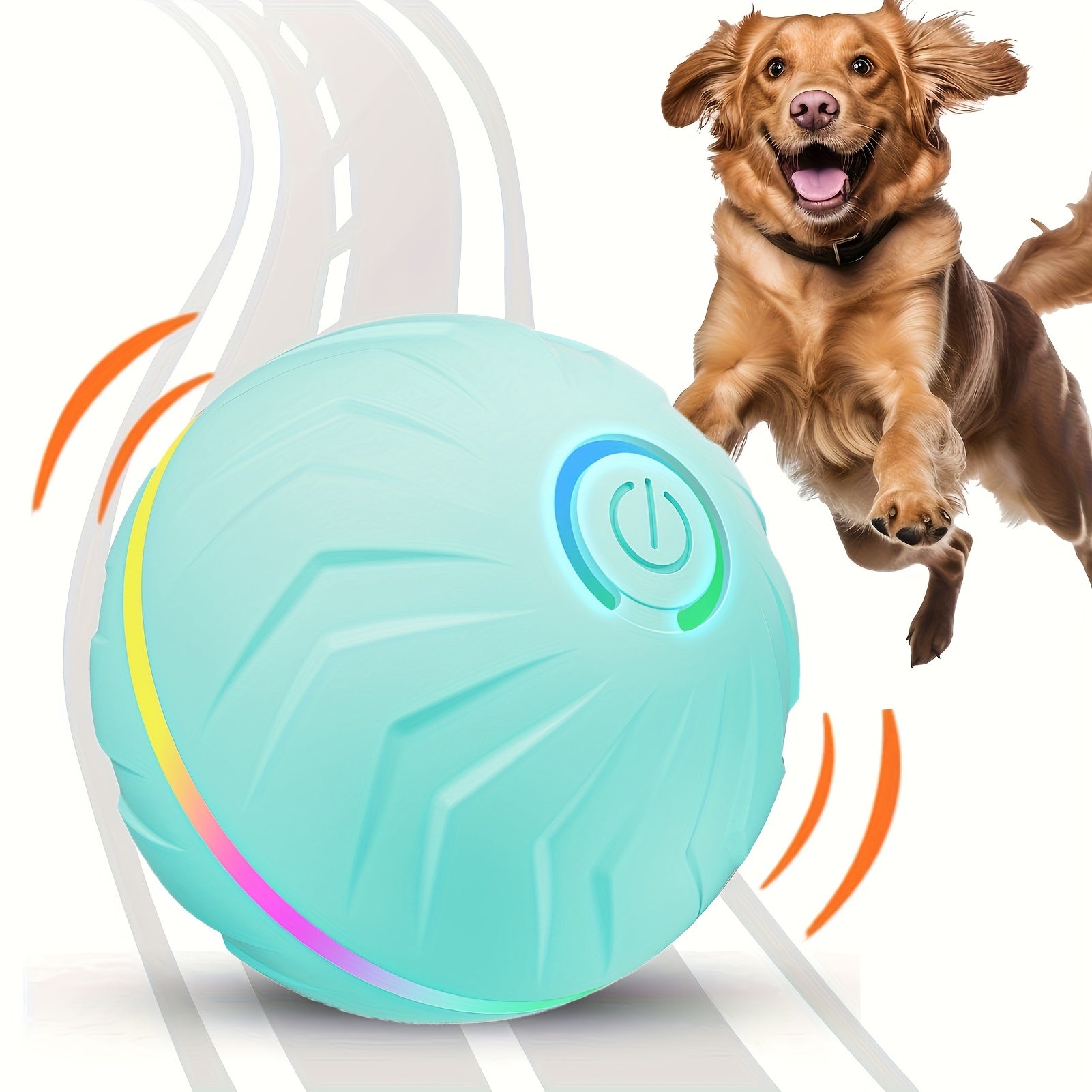 PetGravity™ Smart Motion Interactive Dog Ball – USB Rechargeable