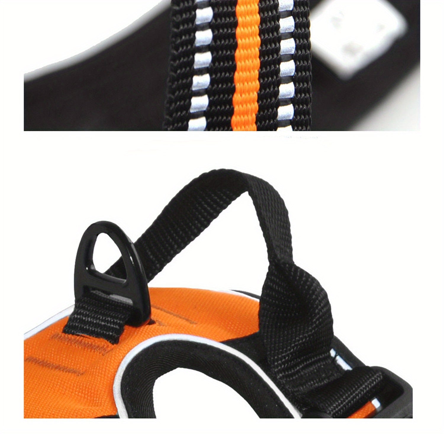 Escape-Proof Reflective Dog Harness Set with Leash & Poop Bag Dispenser – Adjustable, Breathable Vest for Medium & Large Dogs