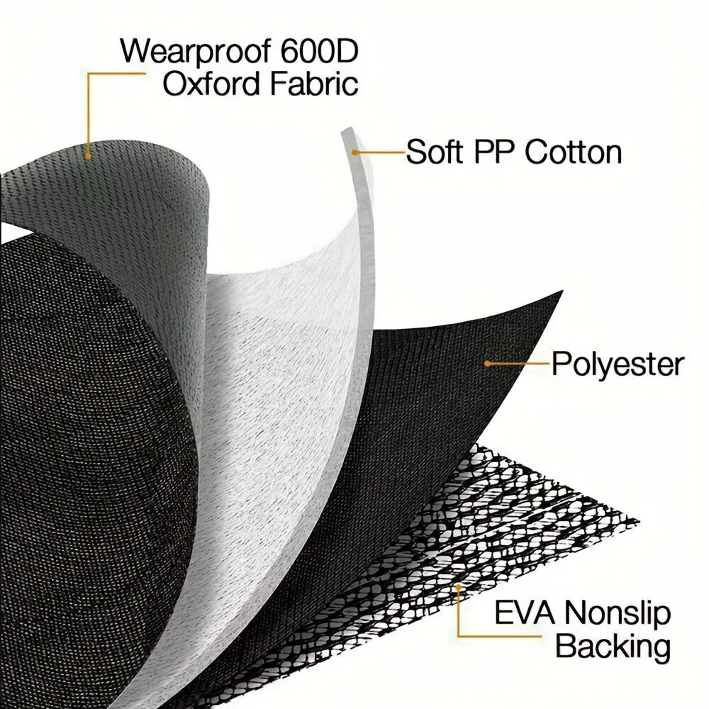 Extra-Large Dog Car Seat Cover with Safety Harness – Heavy-Duty, Non-Slip, Waterproof Protector with Side Shields – Adjustable Straps – Fits SUVs, Sedans & Minivans – Easy-Clean & Scratch-Resistant Travel Cover