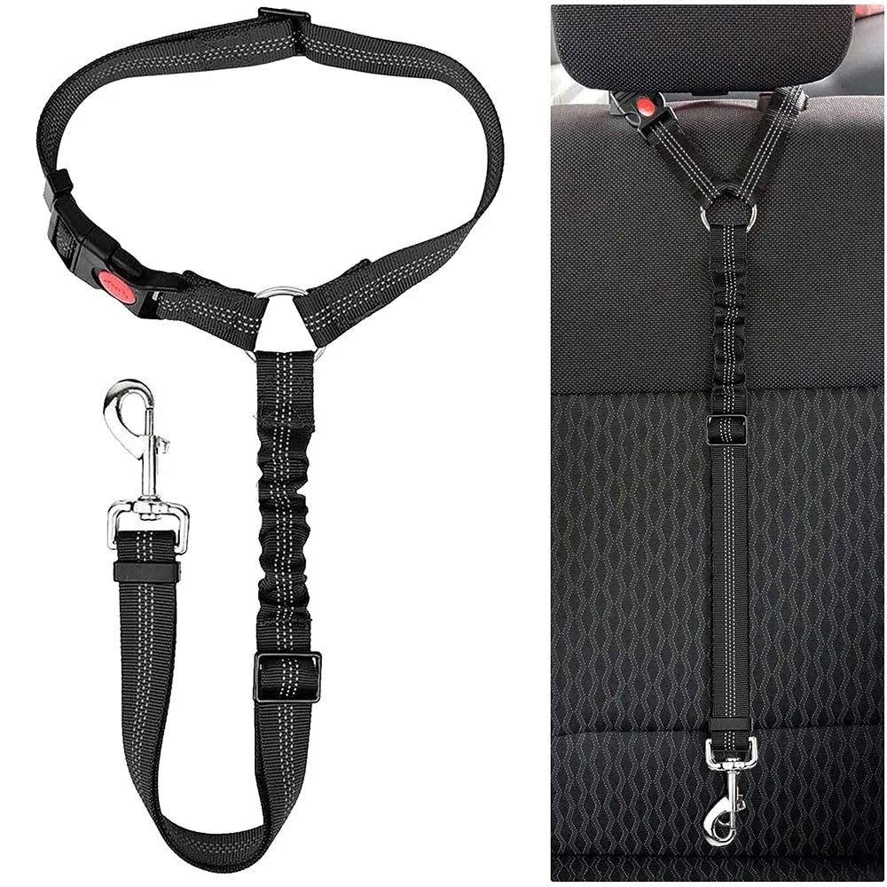 Dog Car Seat Belt UK | Adjustable Safety Harness for Travel