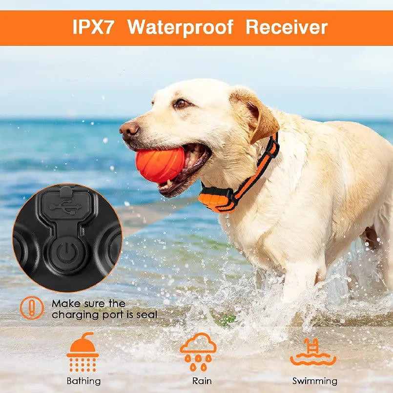 Dog Training Collar with Remote | 500m Waterproof Training System