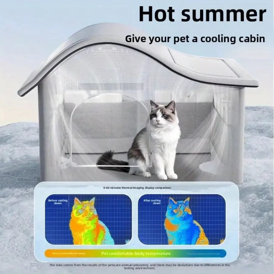 Pet Cooling House Bed | Summer Cool Bed for Cats & Dogs UK