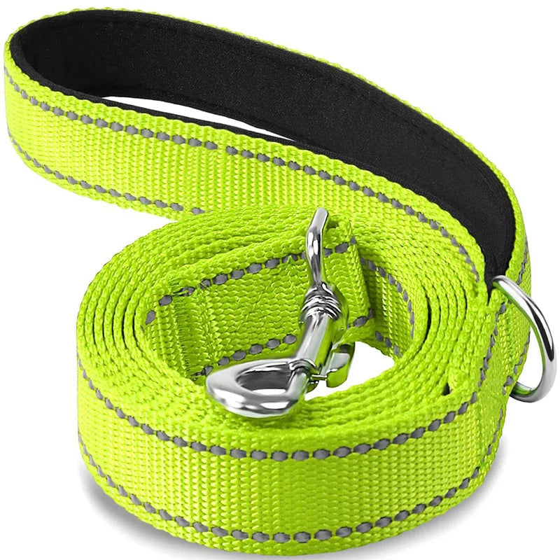 Reflective Dog Leash for Walking Training – Durable Pet Lead 1.2m–1.8m