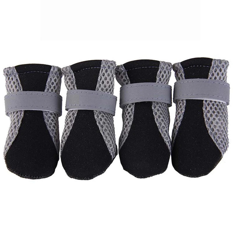 Waterproof Dog Shoes Anti Slip Reflective Boots for Small and Medium Dogs