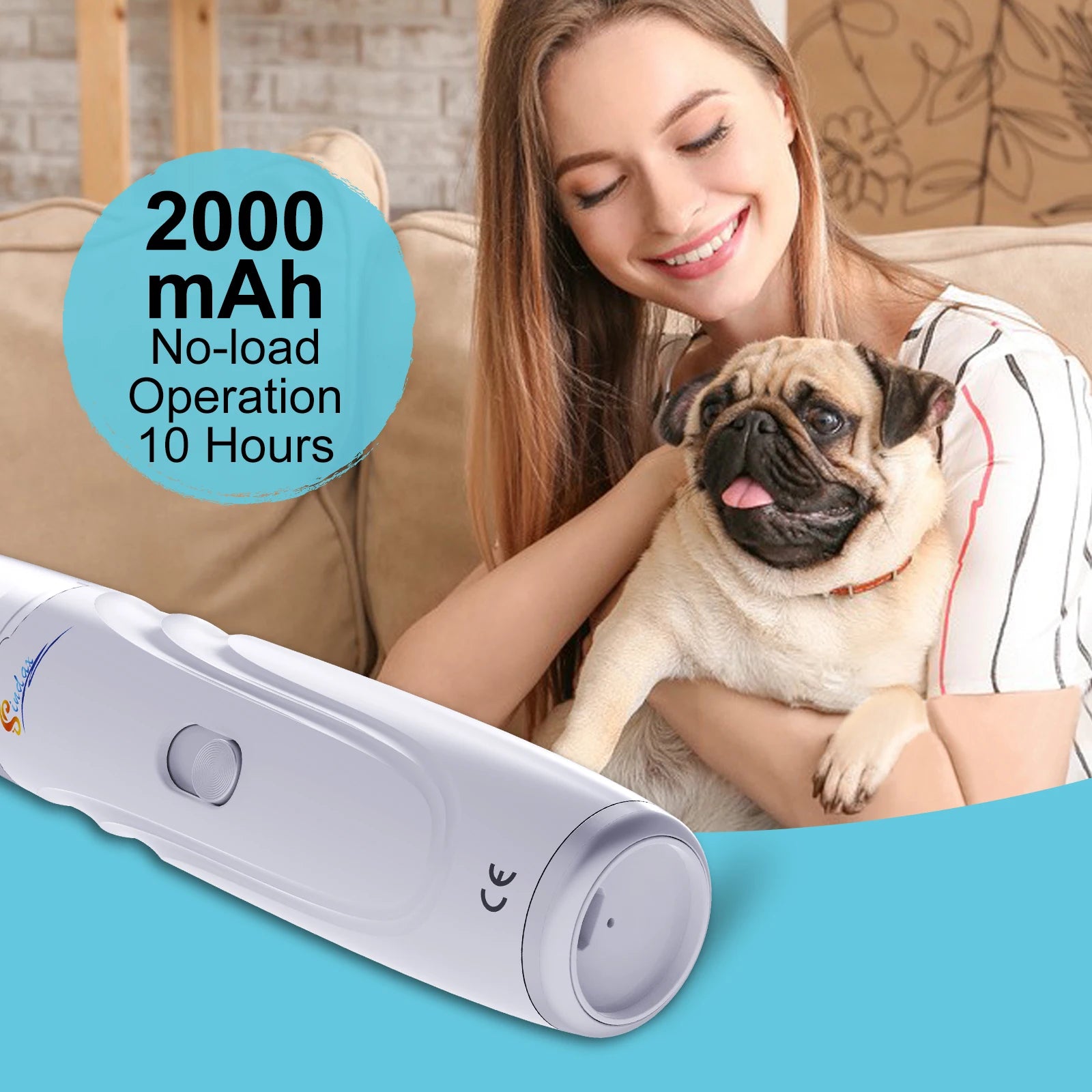 Dog Nail Grinder UK | Quiet USB Rechargeable Pet Nail Trimmer