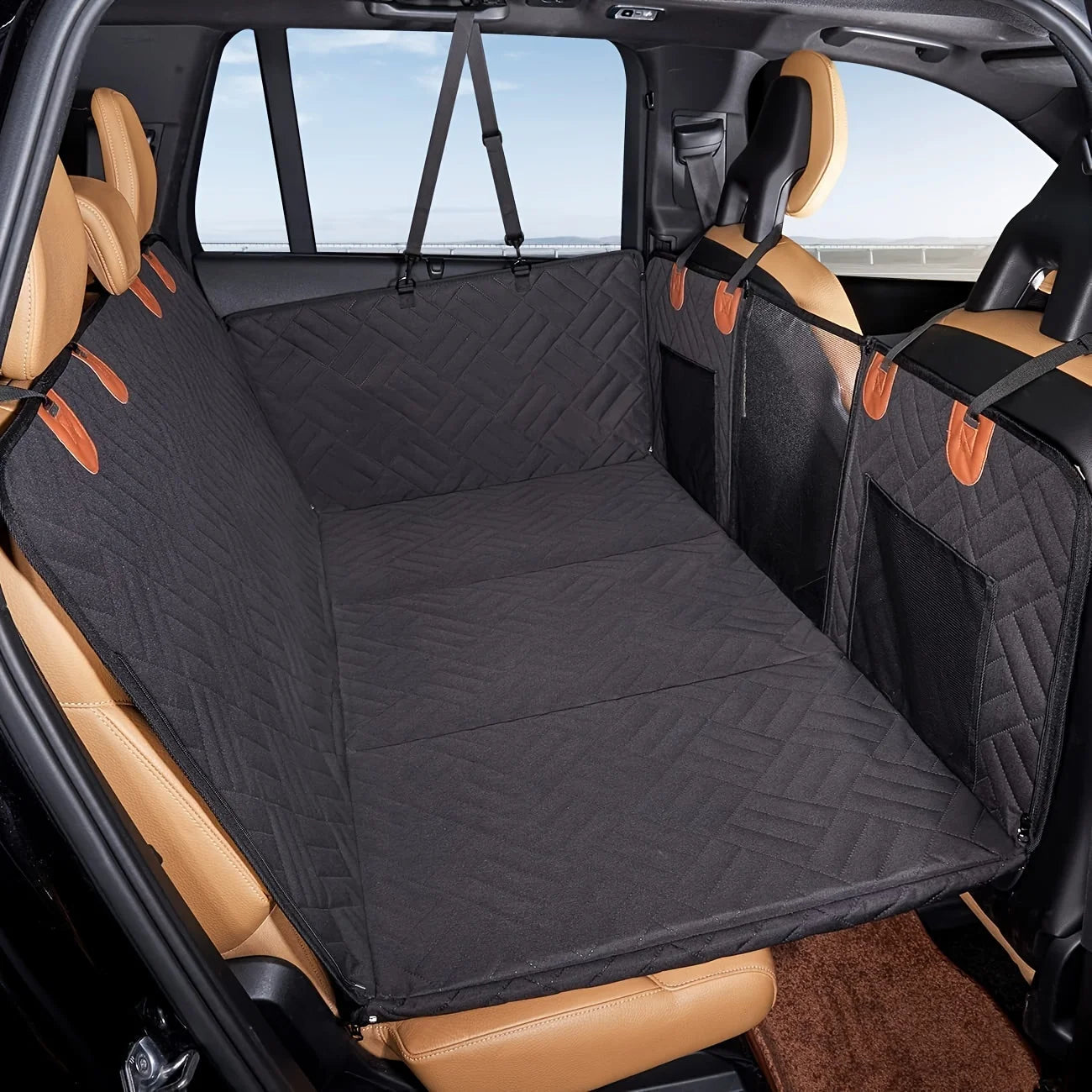 Waterproof Dog Car Seat Cover Hammock – Scratch Proof Pet Seat Protector