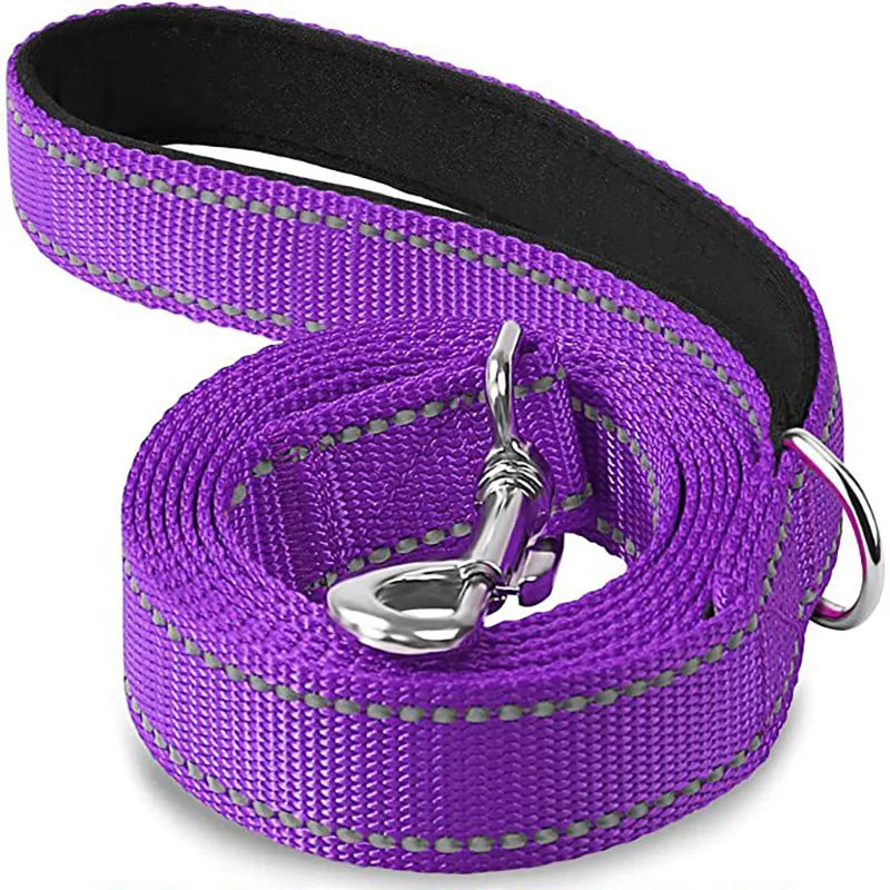 Reflective Dog Leash for Walking Training – Durable Pet Lead 1.2m–1.8m