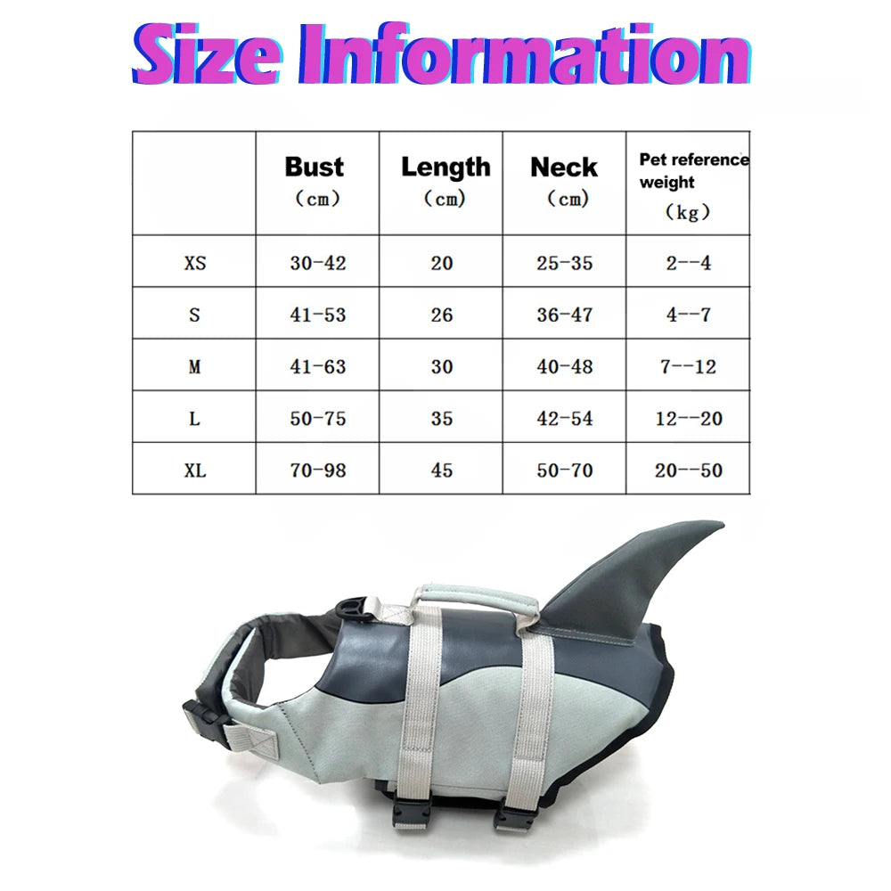 Dog Life Jacket for Swimming | SharkFloat™ | Bark&Whiskers