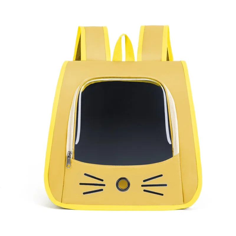 Breathable Pet Backpack  | Lightweight Cat & Small Dog Carrier Bag