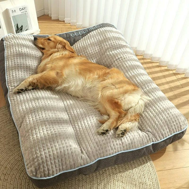 Warm Winter Dog & Cat Bed Mat – Soft Sleeping Mattress for Small, Medium & Large Pets