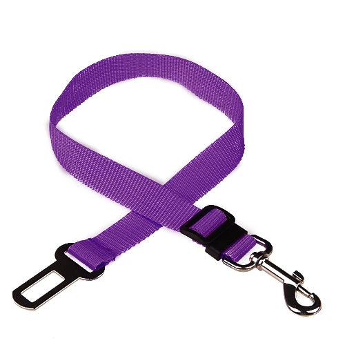 Adjustable Dog Car Seat Belt Safety Lead Clip for Pets Secure Travel Harness