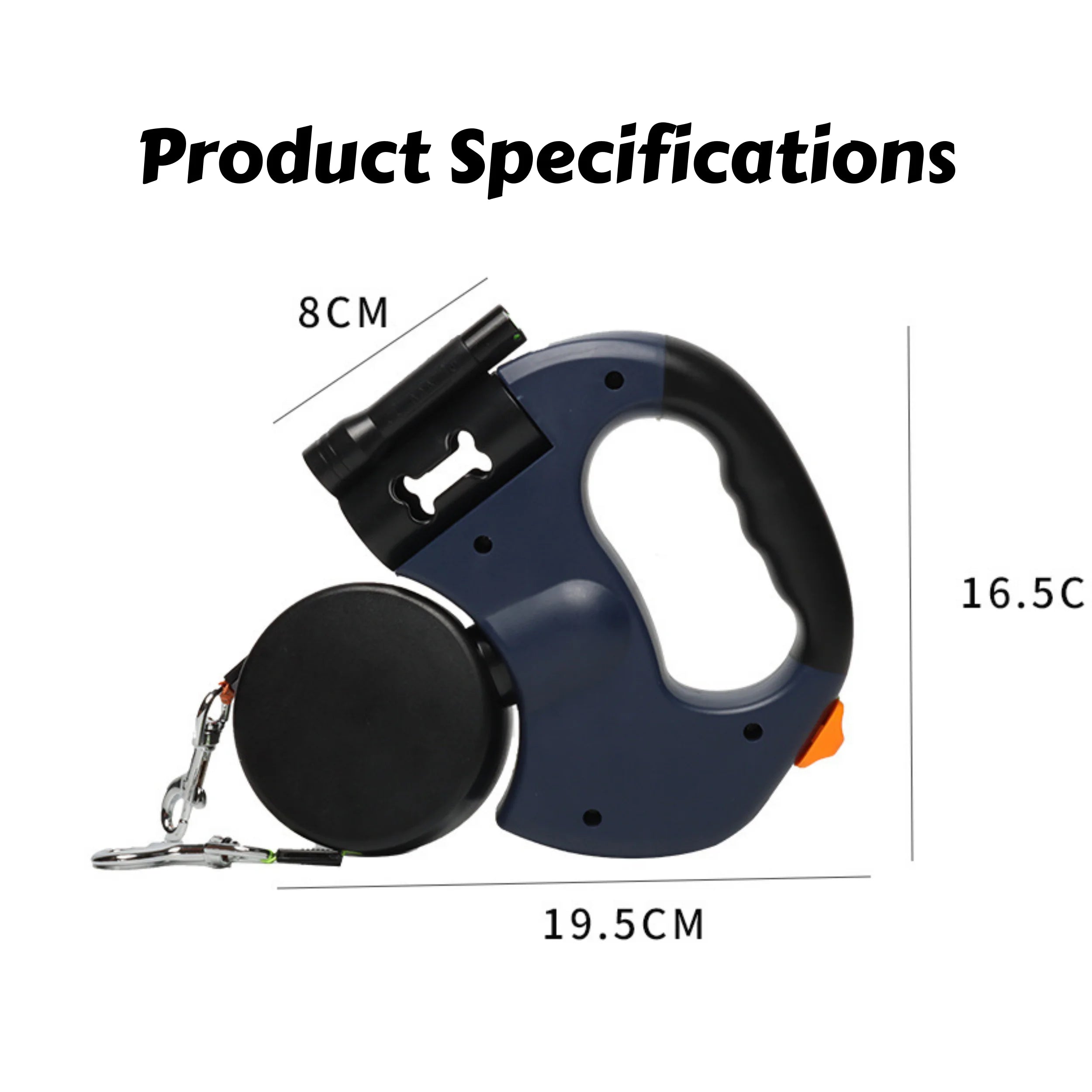 Dual Retractable Dog Lead UK with LED,No Tangle 360° Lead for Two Dogs