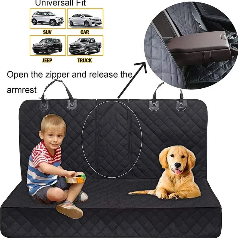 Waterproof Pet Car Seat Cover Non-Slip Oxford Protector for Dogs and Cats