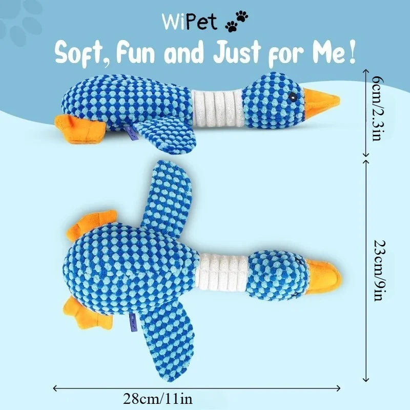 Squeaky Dog Toy UK | Plush Goose Toy for Dogs & Cats