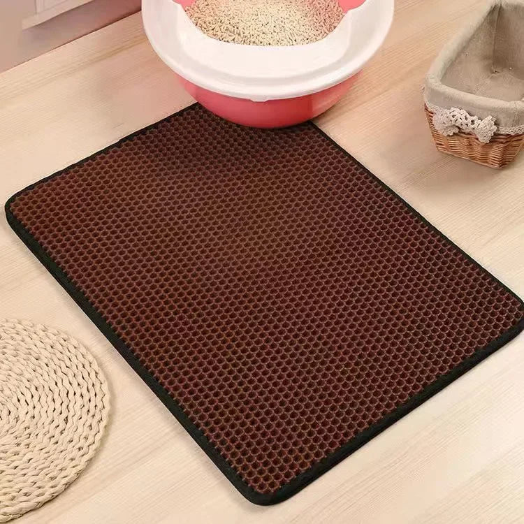 CleanStep Waterproof Cat Litter Mat Double Layer Anti Slip Design