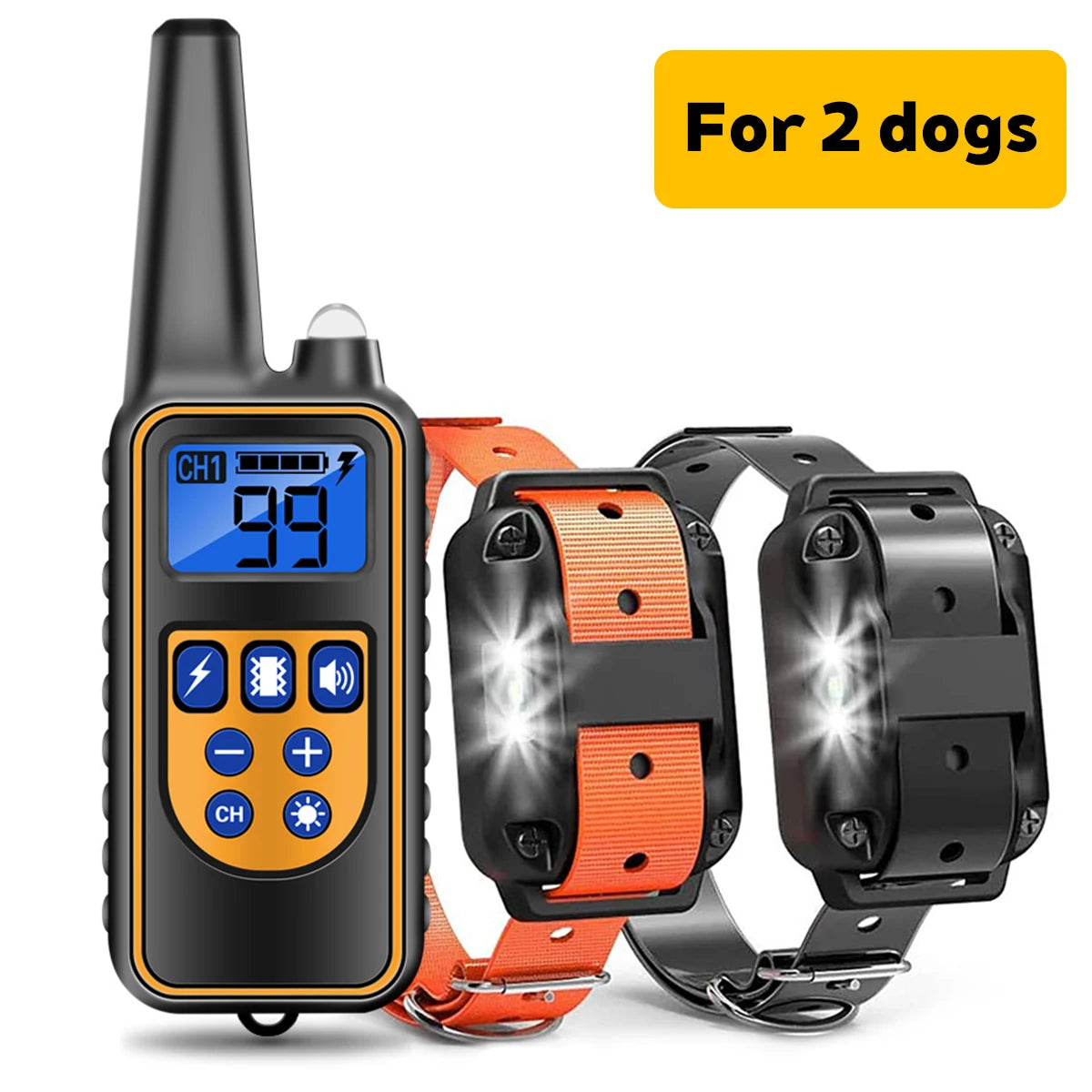 Dog Training Collar Waterproof | Remote Control Anti Bark Trainer