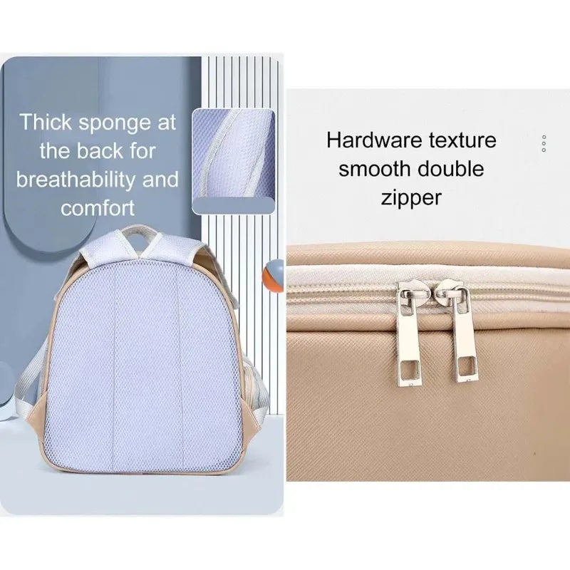Luxury Pet Backpack  | Stylish Transparent Cat & Small Dog Carrier Bag