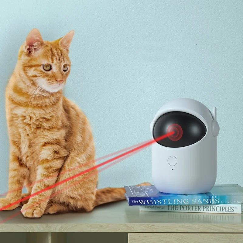 Automatic Laser Cat Toy UK | Rechargeable Interactive Pet Toy with Auto Rotation