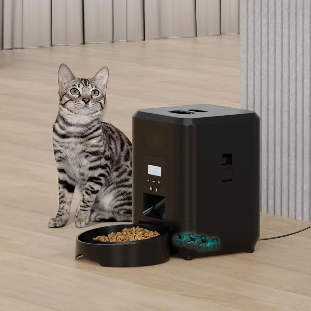 Smart WiFi Pet Feeder 2L with Timer | Automatic Cat & Dog Feeder