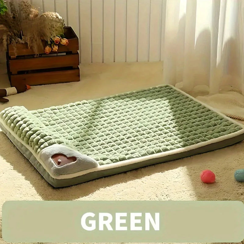 Luxury Plush Dog Bed Mat | Washable All Season Dog Sleeping Mat UK