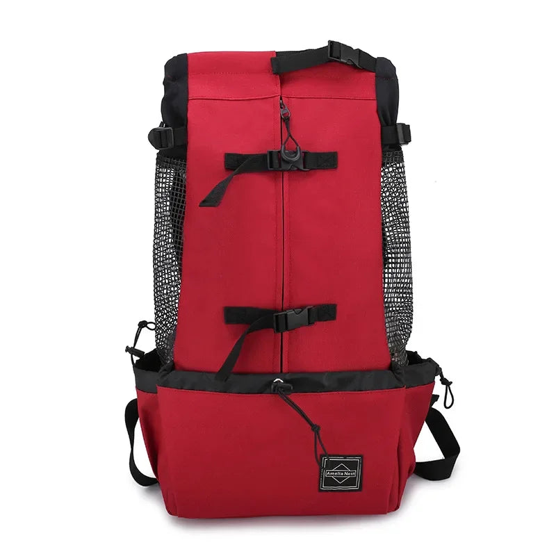 Heavy Duty Dog Carrier Backpack  | Strong Breathable Pet Backpack for Medium Dogs