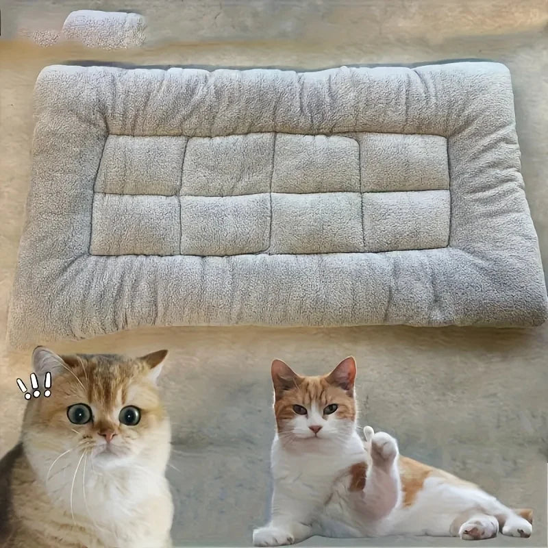 Oversized Plush Pet Bed Mat – Ultra Soft Dog & Cat Sleeping Mat