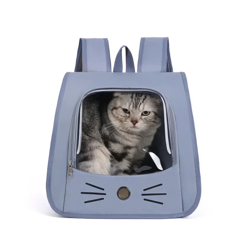 Breathable Pet Backpack  | Lightweight Cat & Small Dog Carrier Bag