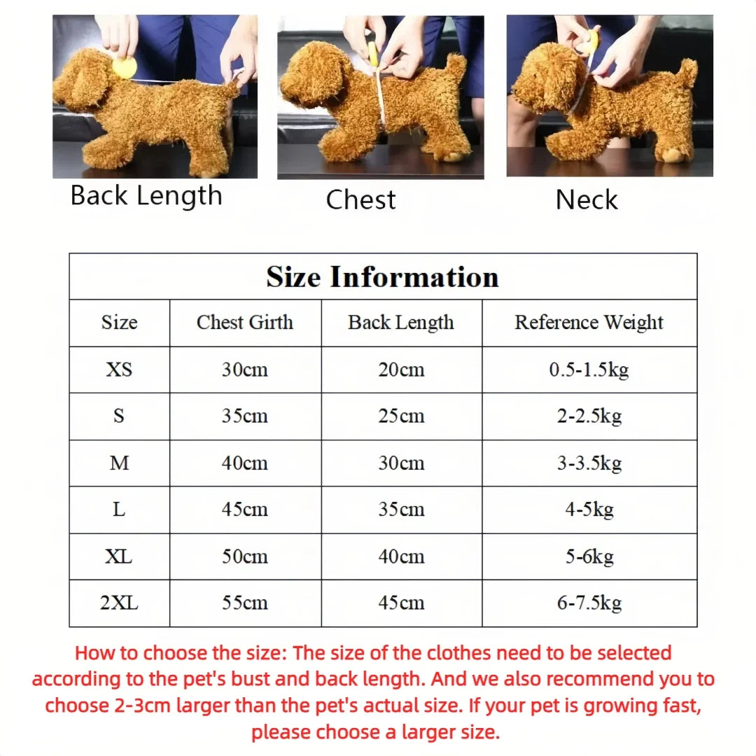 Dog Winter Jumpsuit Warm Fleece Hoodie Outfit for Small Medium Dogs Puppy Clothes