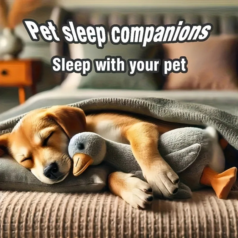 50cm Soft Duck Plush Toy – Colorful Pet Companion for Dogs & Cats, Anxiety Relief & Energy Release