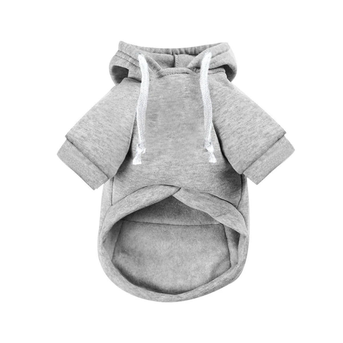 Dog Hoodie with Pocket Warm Fleece Zipper Jacket for Small Medium Dogs