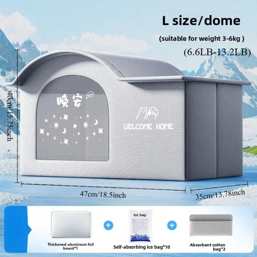 Pet Cooling House Bed | Summer Cool Bed for Cats & Dogs UK