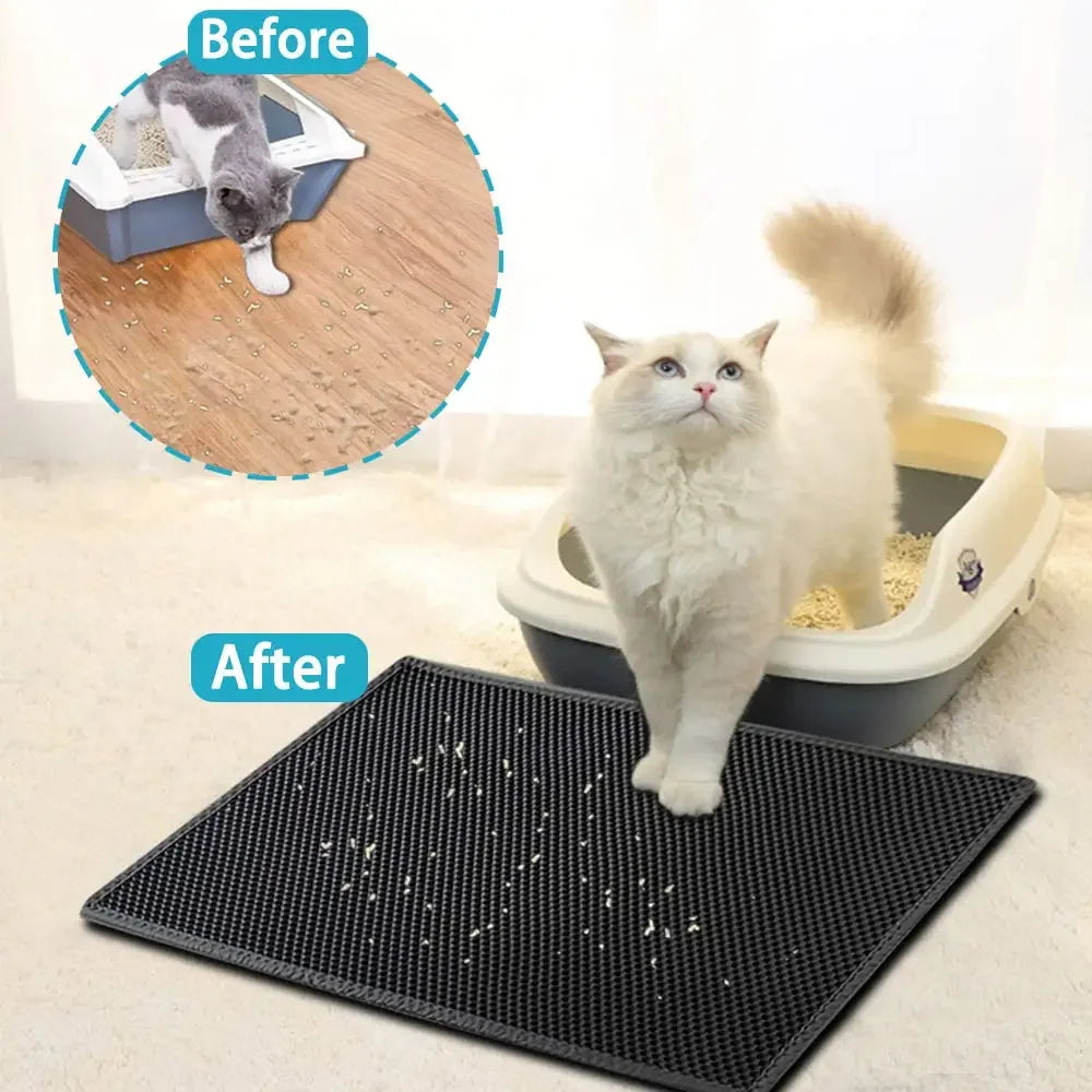CleanStep Waterproof Cat Litter Mat Double Layer Anti Slip Design