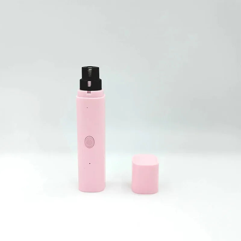 USB Dog Nail Grinder with LED Light – Quiet Rechargeable Pet Nail Trimmer