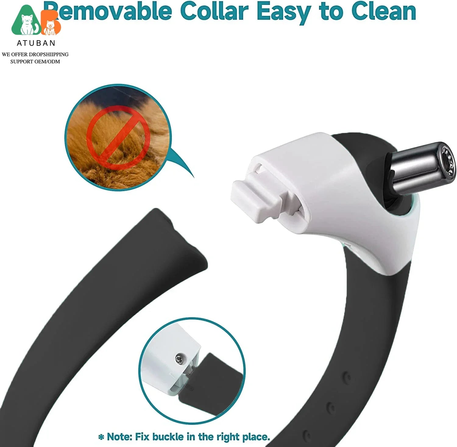 Hands-Free Laser Cat Collar Toy – USB Rechargeable Interactive Laser Collar for Indoor Cats
