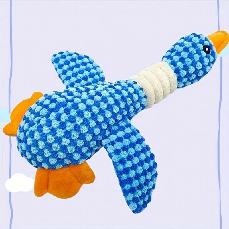 Squeaky Dog Toy UK | Plush Goose Toy for Dogs & Cats