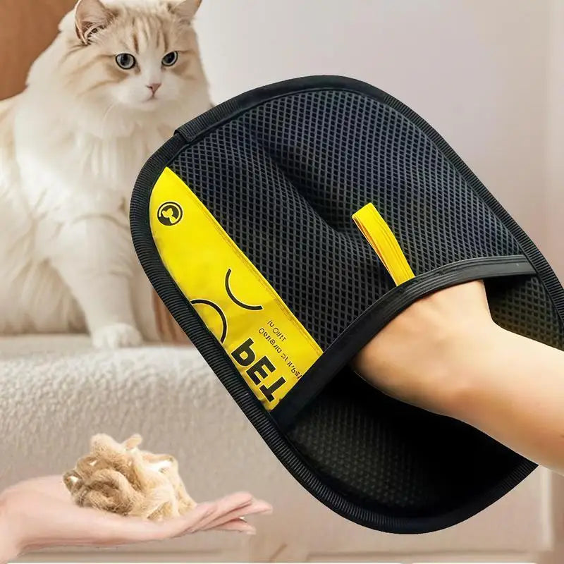 Pet Hair Remover Gloves Reusable | Electrostatic Grooming Glove