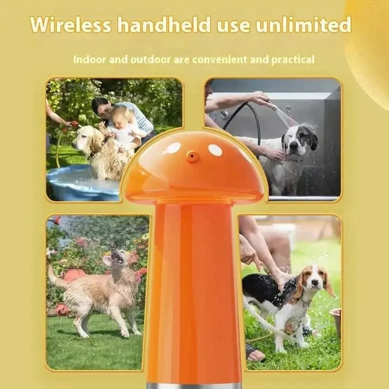 Pet Foam Shampoo Dispenser | Automatic Dog & Cat Bath Brush