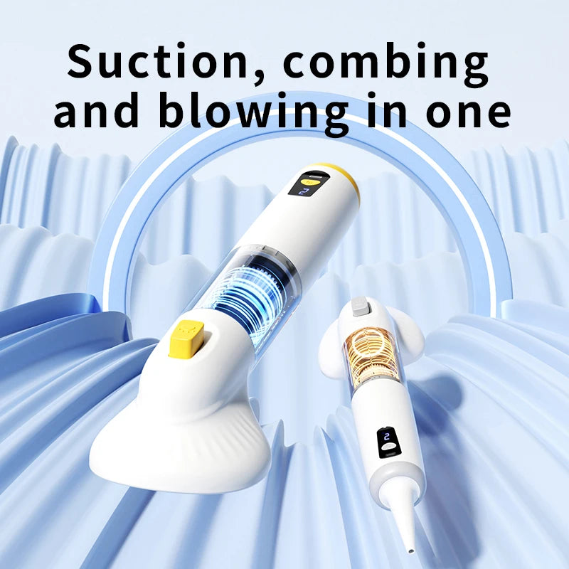 Pet Vacuum Grooming Kit UK | Cyclonic Hair Removal System for Dogs & Cats