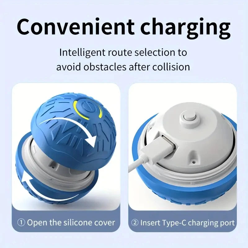 Automatic Dog Ball Toy | Interactive Moving Dog Toy UK