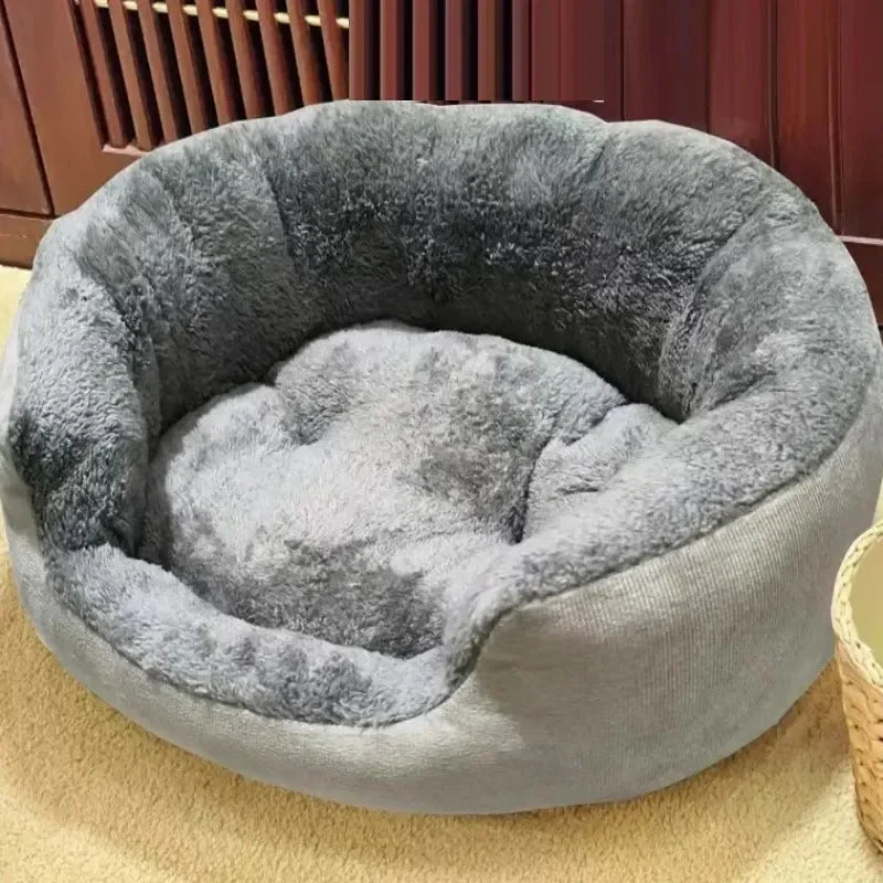 Luxury Cotton Pet Bed for Dogs & Cats – Comfortable, Breathable & Easy to Clean